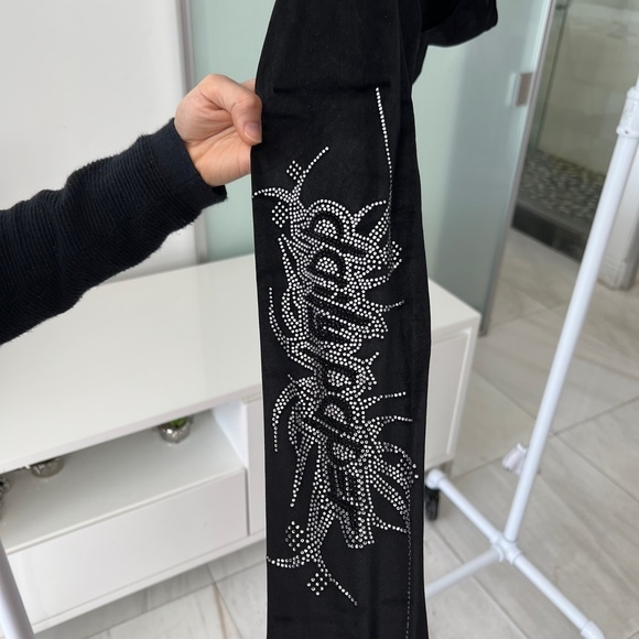 Daily Paper Cropped Velvet Hoodie - Picture 3 of 4